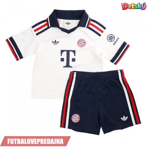 Lacne Dětský Futbalové dres Bayern Munich Dayot Upamecano #2 2026-27 Krátky Rukáv - Preč (+ trenírky)